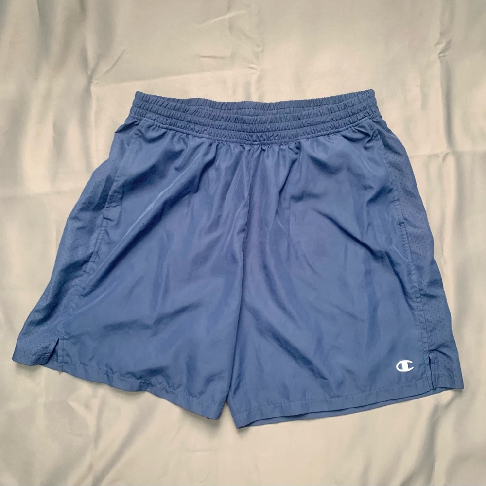 Woven Champion Men Sports Shorts, C Patch, 7 inch